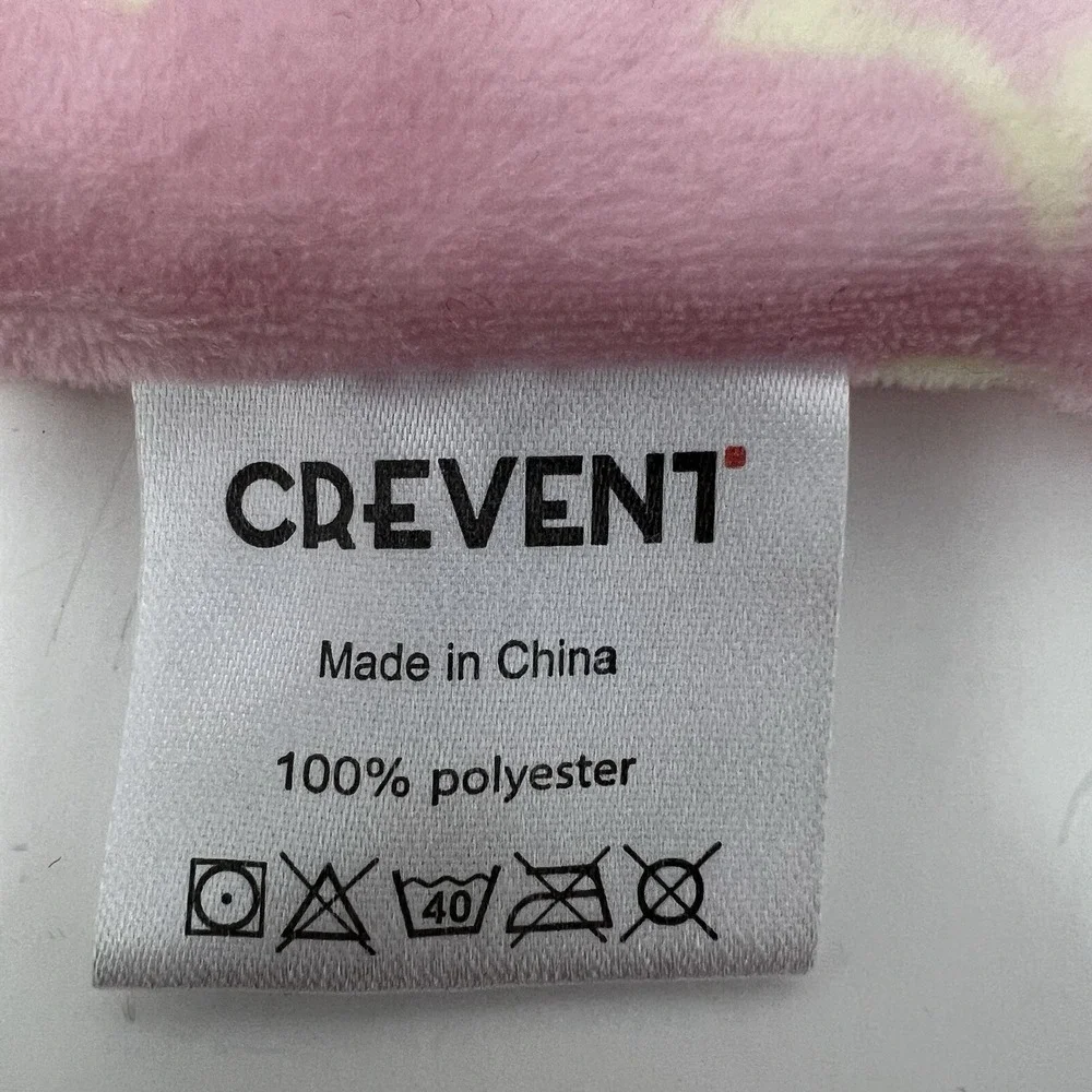 Crevent Bunny Rabbit Baby Lovey Gray Pink Security lovies 8